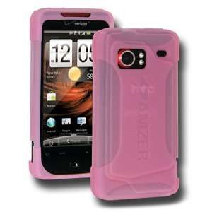 High Quality Amzer Silicone Skin Jelly Case Baby Pink For Htc Droid 