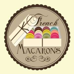   Dozen French Macarons In A Gift Box Stickers Arts, Crafts & Sewing