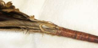 ANTIQUE NATIVE AMERICAN FISHING ARROW SINEW WRAPPING RARE  