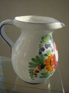 ARS ARTIGIANA DERUTA ITALY Handpainted PITCHER  