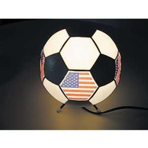  USA Flag Soccer Ball Lamp