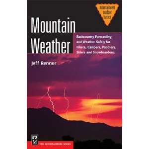  Mountain Weather Backcountry Mountaineers Book Sports 