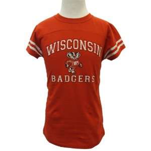  NCAA Wisconsin Badgers Girls Olivia Tee: Sports 
