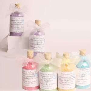  Baby Shower Favors Corked Bath Salts Favors: Health 