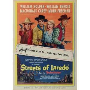   of Laredo William Holden Western   Original Print Ad