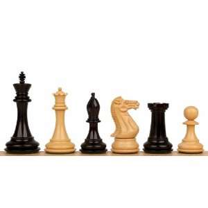   Staunton Chess Set in Ebony & Boxwood   3 King Toys & Games