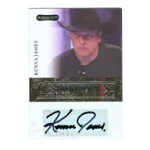  Kenna James Autographed poker Card
