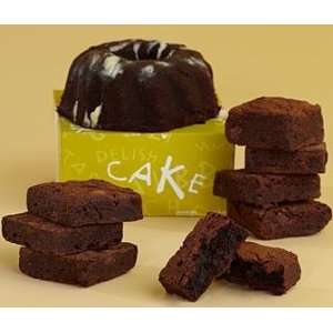 Lava Cake and Fudge Brownies Gift Combo Grocery & Gourmet Food