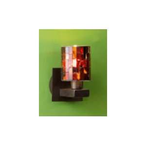  Troya Collection 1 Light 7 Antique Brown Wall Light 