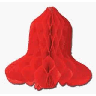    Beistle   22320 R   Red Tissue Bell  Pack of 12