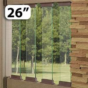  Deckorators Frontier Glass Balusters   4 by 26   Pack of 