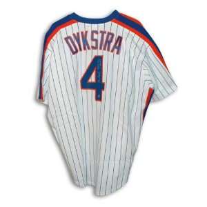  Lenny Dykstra Autographed New York Mets White Pinstripe 