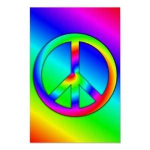  Psychedelic Peace Poster