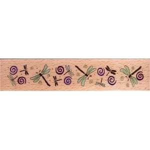 Dragonflies Border Whispers Rubber Stamp by Sugarloaf Products, Inc 