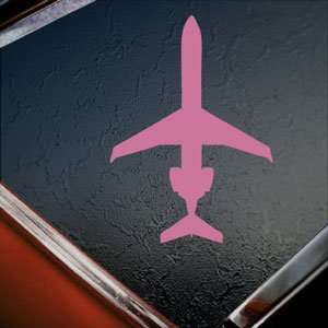  Bombardier CRJ700 Airliner Pink Decal Window Pink Sticker 