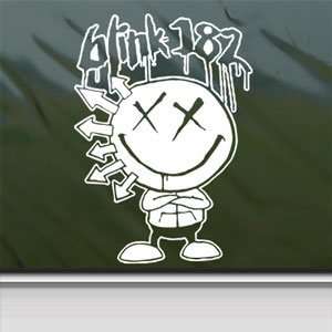  BLINK 182 White Sticker TRAVIS BAND ROCK Laptop Vinyl 