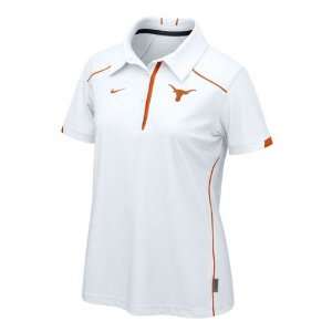   Longhorns Womens White Nike Kick Off Polo Shirt: Sports & Outdoors