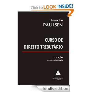 CURSO DE DIREITO TRIBUTÁRIO   3ª Edição (Portuguese Edition 