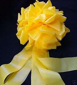 Support OUR Troops ~3 BIG YELLOW RIBBON BOWS ~outdoors  