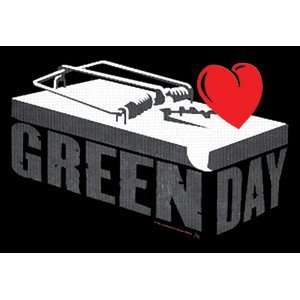  Green Day Heart Trap Fabric Poster Flag: Home & Kitchen