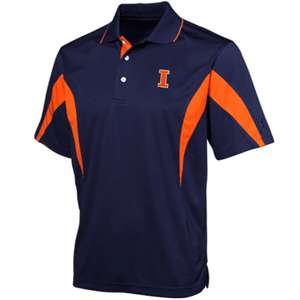   your team spirit with this lightweight color block athletic polo by