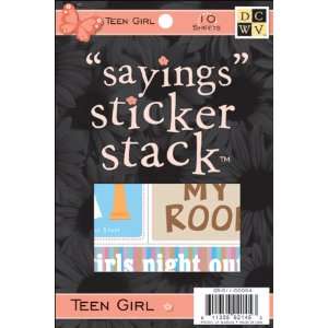  Sayings Sticker Stack   Teen Girl 