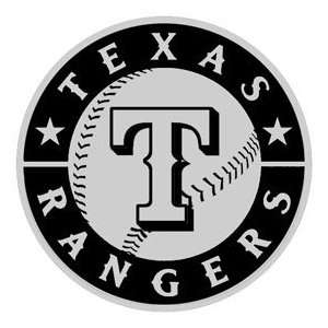  Texas Rangers Silver Auto Emblem: Sports & Outdoors