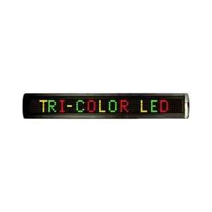  Electro S Programmable Tri Color LED Sign Display 4 x 26 