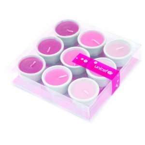  UNICEF Pretty in Pink Ceramic Candle Set
