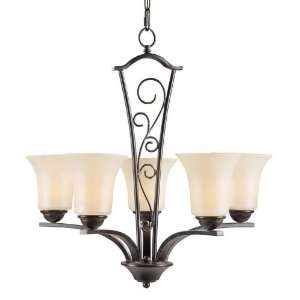   Treille Transitional Five Light Chandelier from the Treille Collection