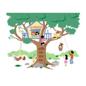  Treetop Clubhouse Paint By Number Wall Mural: Everything 