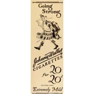   Walker Cigarettes Scottish Kilt   Original Print Ad: Home & Kitchen