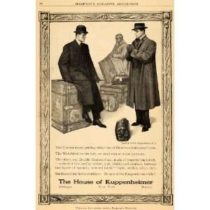   Coat Travel Coat Trunks Style   Original Print Ad