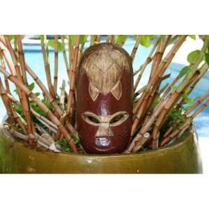  FIJIAN TIKI MASK W/ CARVED TURTLE   12 LUCKY