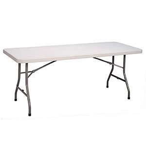   Granite Gray Rectangular Folding Table 30 x 96 Home & Kitchen