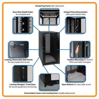    Tripp Lite SR25UB 25U Rack Enclosure Server Cabinet: Electronics