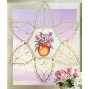    Lacy Metal Hanging Wall Decor By Collections Etc: Home & Kitchen