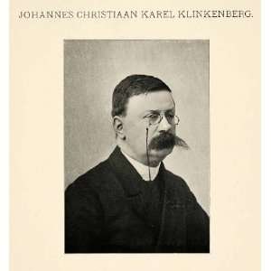 1899 Print Portrait Portraiture Johannes Christiaan Karel Klinkenberg 