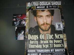 Days Of The New Autographed Signed Poster Travis Meeks  