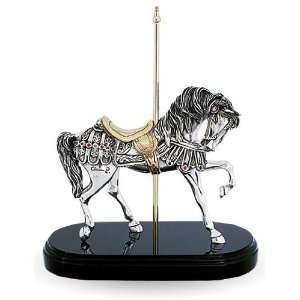    Carousel Horse Ltd Edition Silver Sculpture