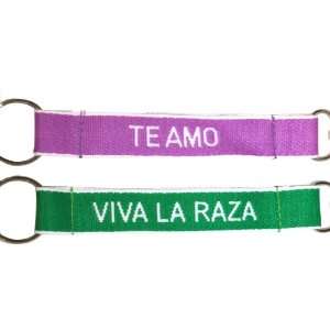  2 Novelty Spanish Lanyards Assorted Colors Office 