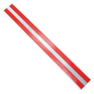  PTFE Cloth Tape Tape Strips,Reflective,Red,PK100 Office 