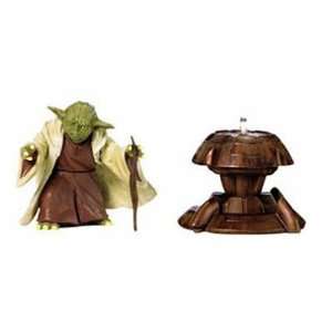   Star Wars Attack of the Clones Battle of Geonosis Yoda Toys & Games
