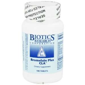  Biotics Research   Bromelain Plus CLA   100 Tablets 