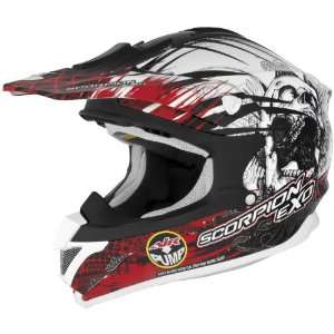  Scorpion VX 34 Scream Helmet   Small/Red: Automotive