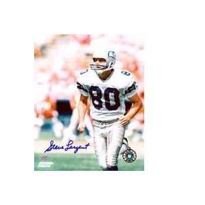  NFL Seahawks Steve Largent # 80. Autographed Plaque 