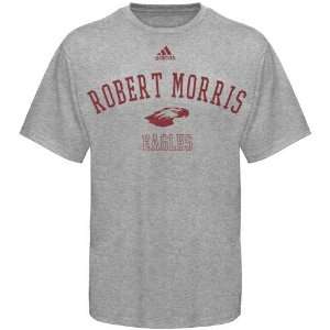  adidas Robert Morris Eagles Ash Practice T shirt (X Large 