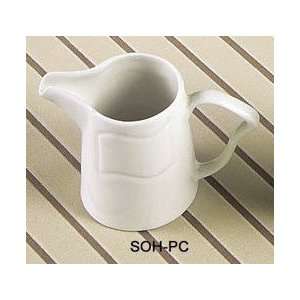  Soho Pattern Bone White 6 Oz. Creamer