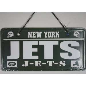  New York Jets NFL License Plate Sign: Sports & Outdoors