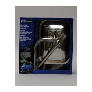 Fit System H3571 3 Point Mount Universal Mirror, Stainless Steel 7 1/2 